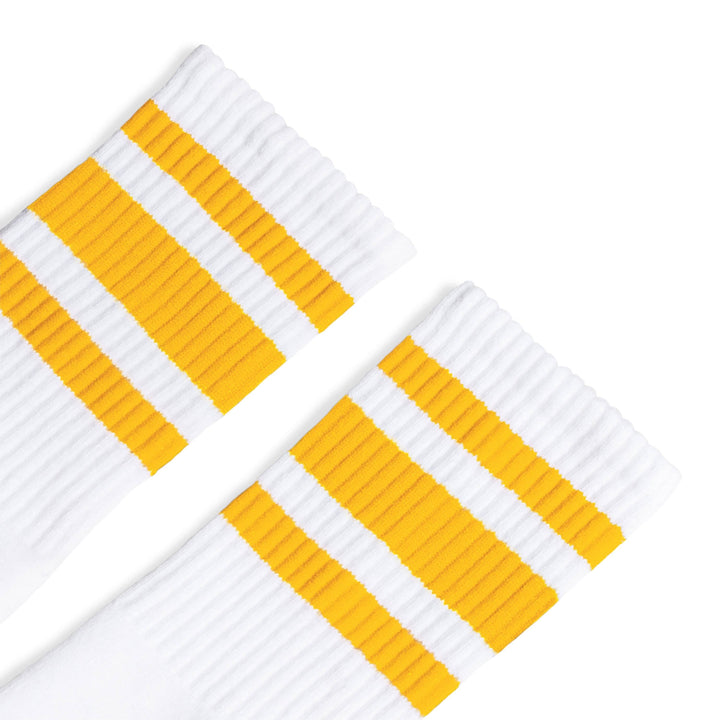 Adult L/XL Gold Striped Socks