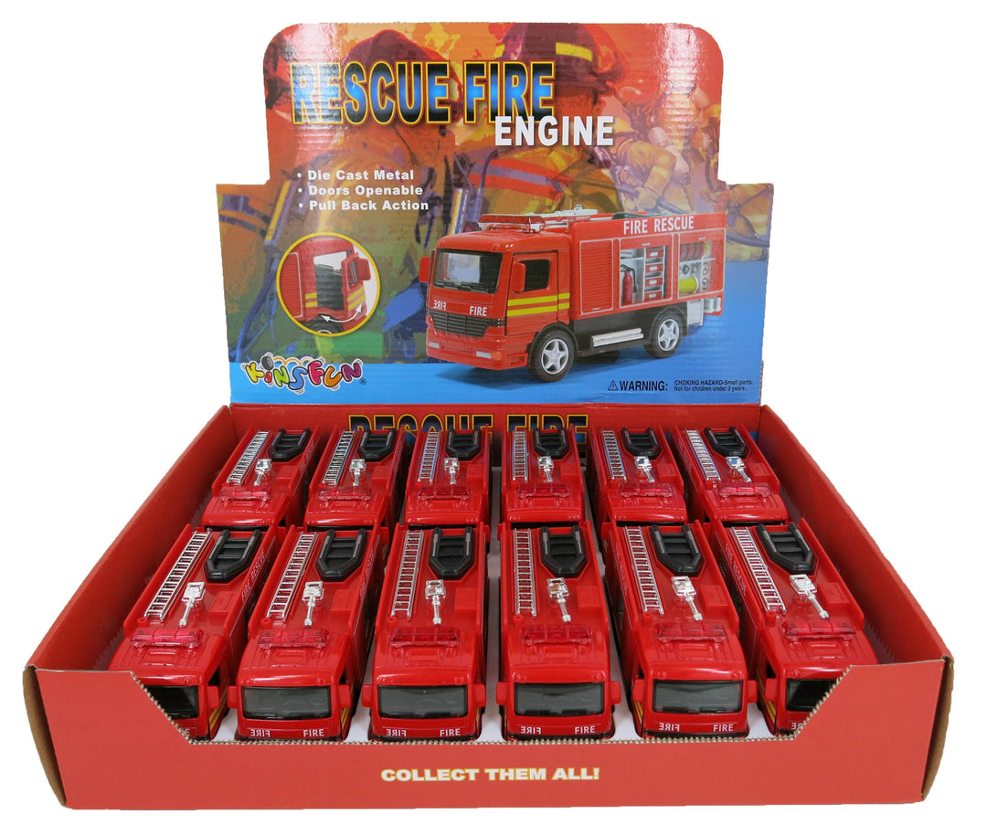 Die Cast 5" RESCUE FIRE ENGINE