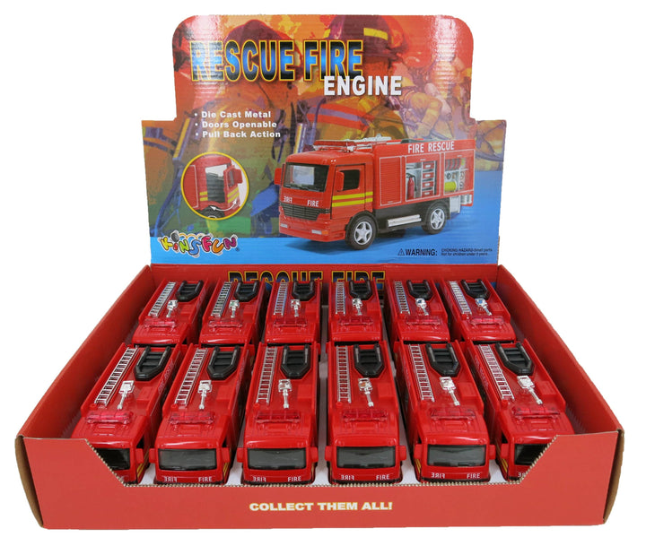 Die Cast 5" RESCUE FIRE ENGINE