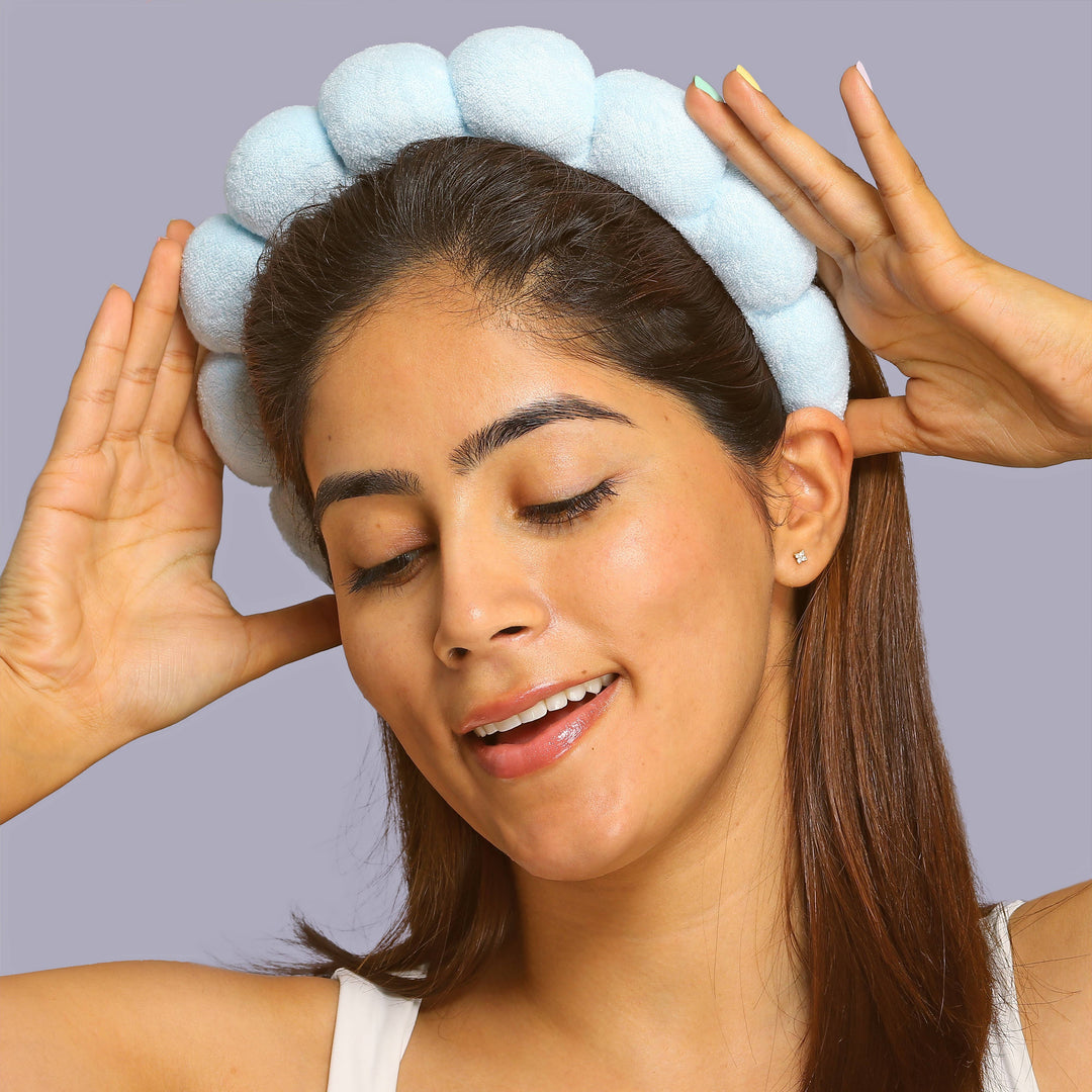 Bubble Skincare Headband: Pink