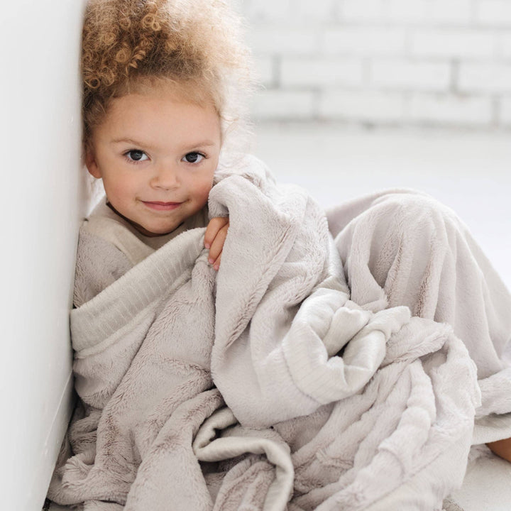 LUSH TODDLER BLANKETS: Hazelnut