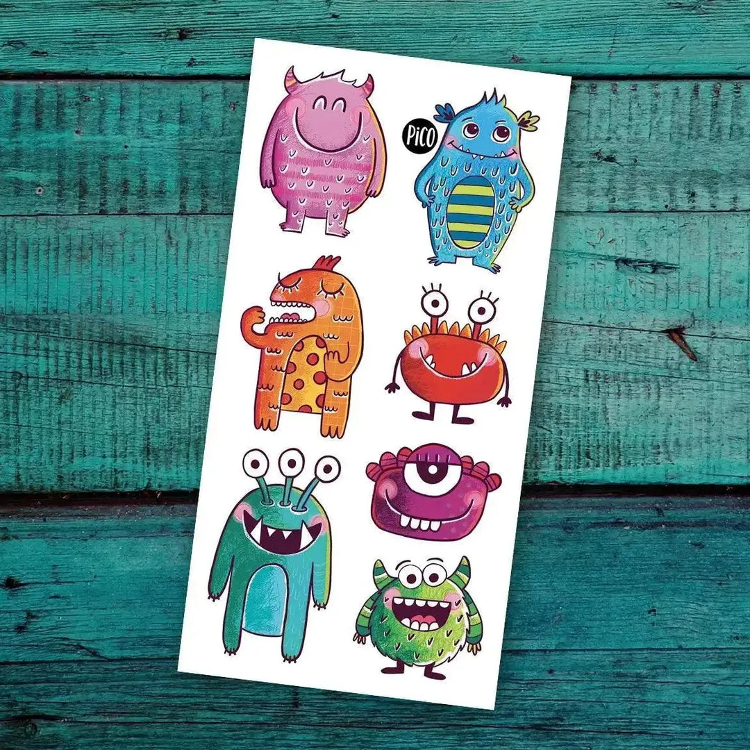Monster Temporary Tattoos