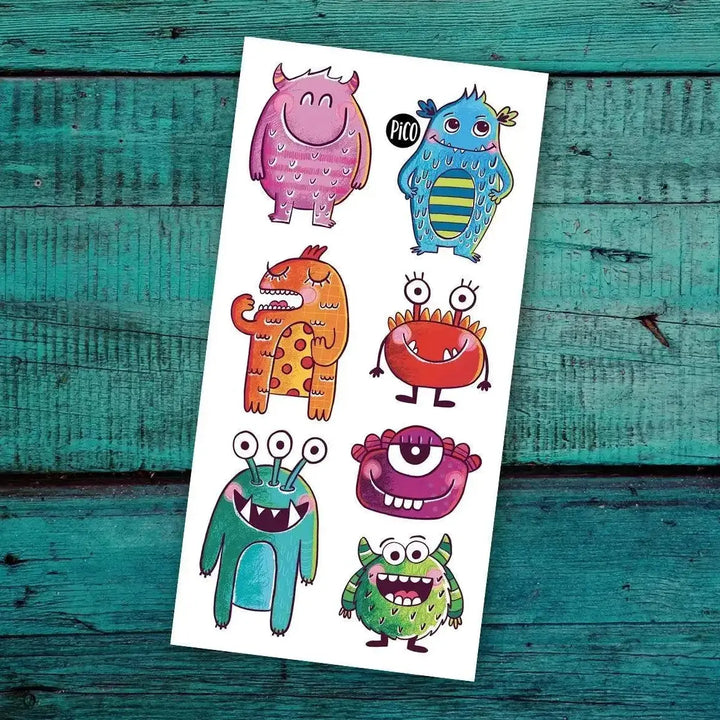 Monster Temporary Tattoos