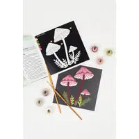 Helmet Mushroom Mini Paint by Numbers Kit