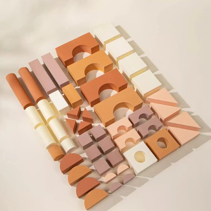 Orange Foam Blocks (48 pcs)