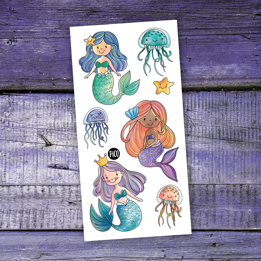 Mermaid Temporary Tattoos
