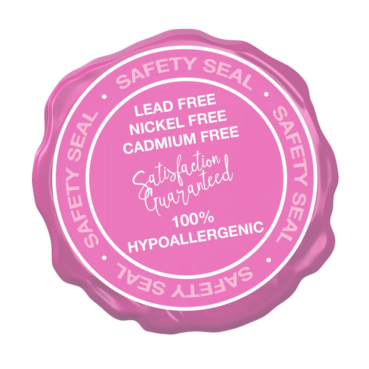 Enamel Heart Earring: White