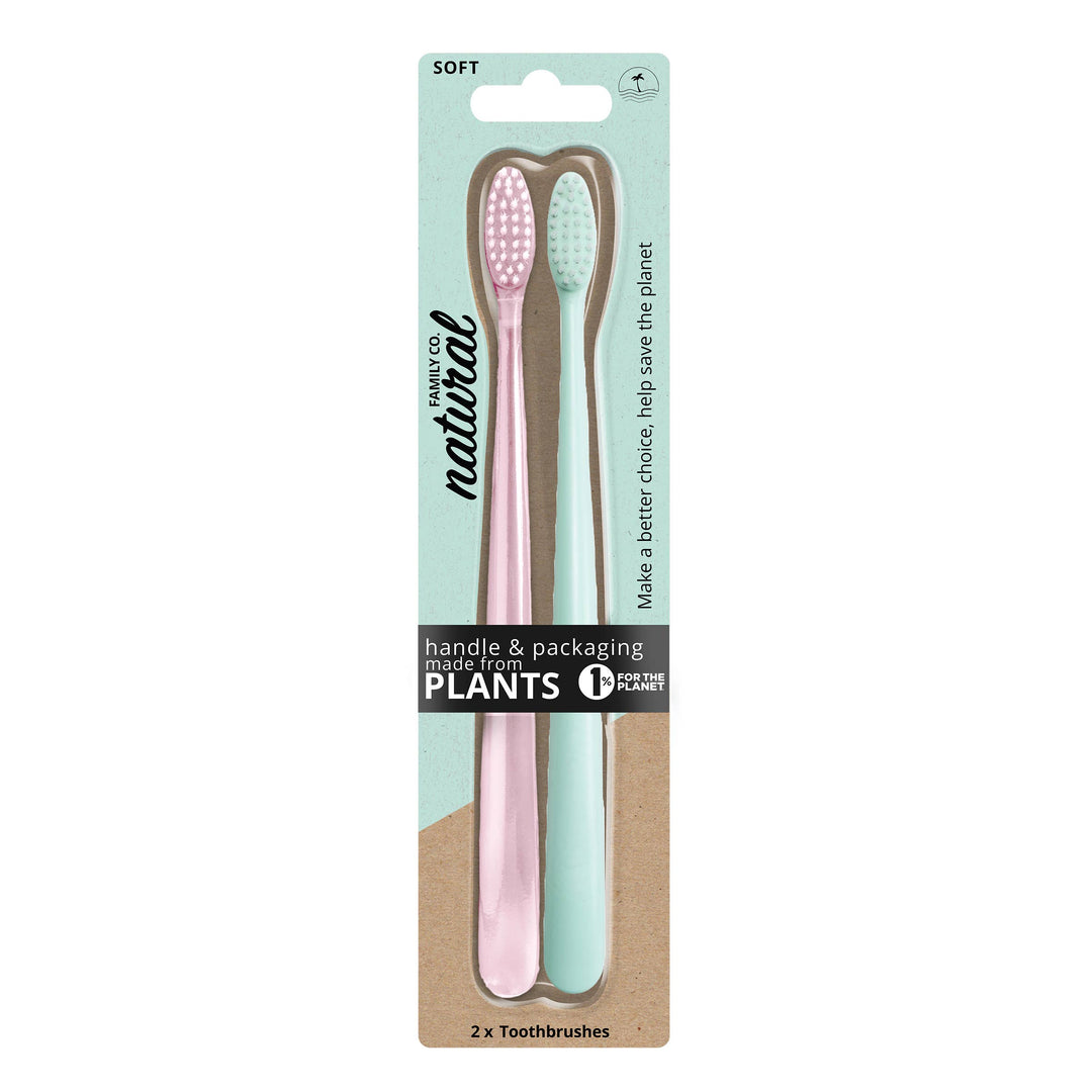 Toothbrush Twin Pk - Assorted Colors