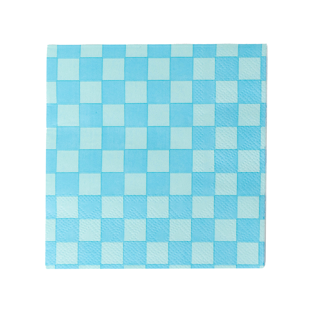 Check Cocktail Napkins - 20 Pk Peaches N' Cream