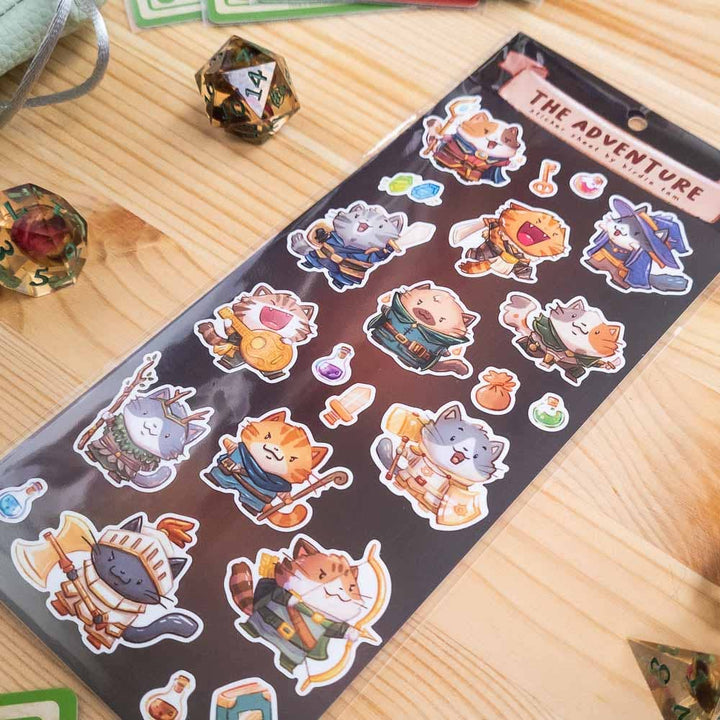 Sticker sheet - The Adventure