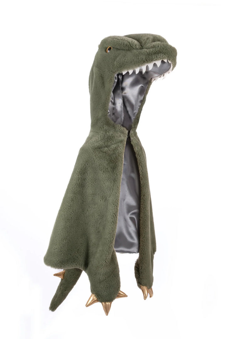 T-Rex Cuddle Cape, Green, 3-4