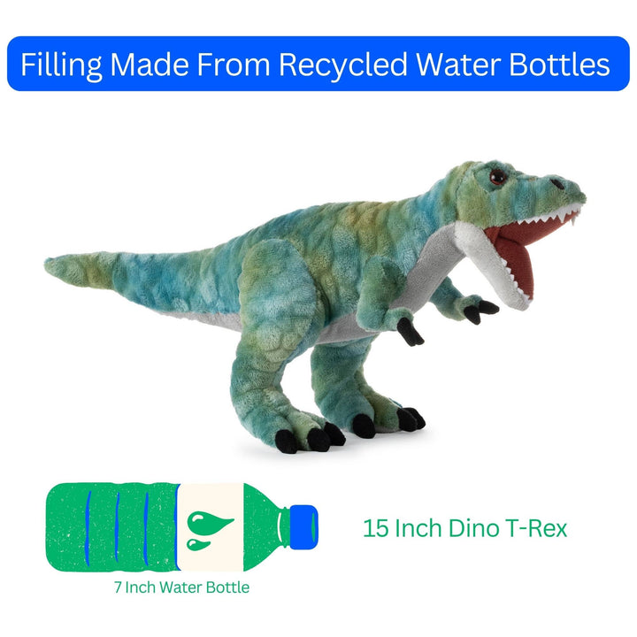 Dino T-Rex Green 15"