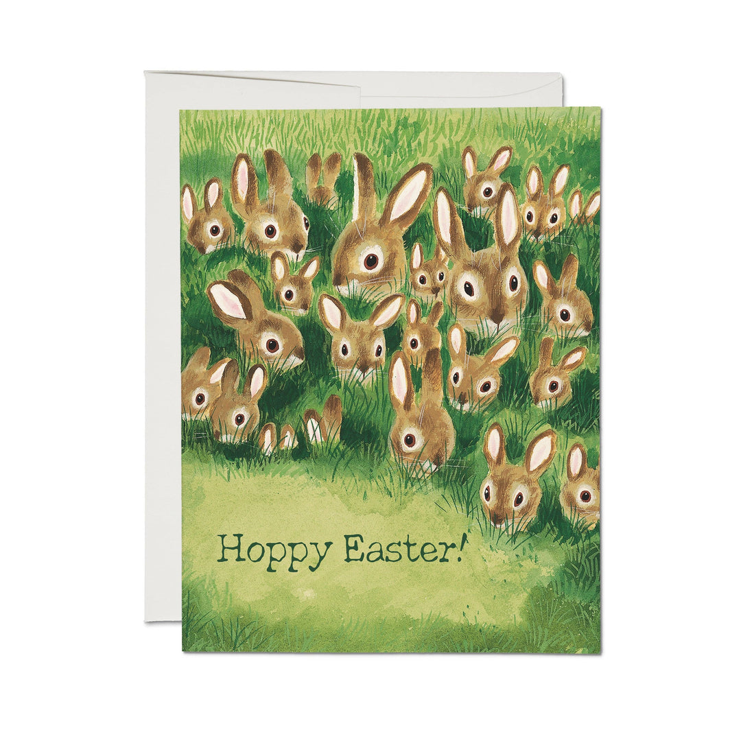 Rabbit Family greeting card