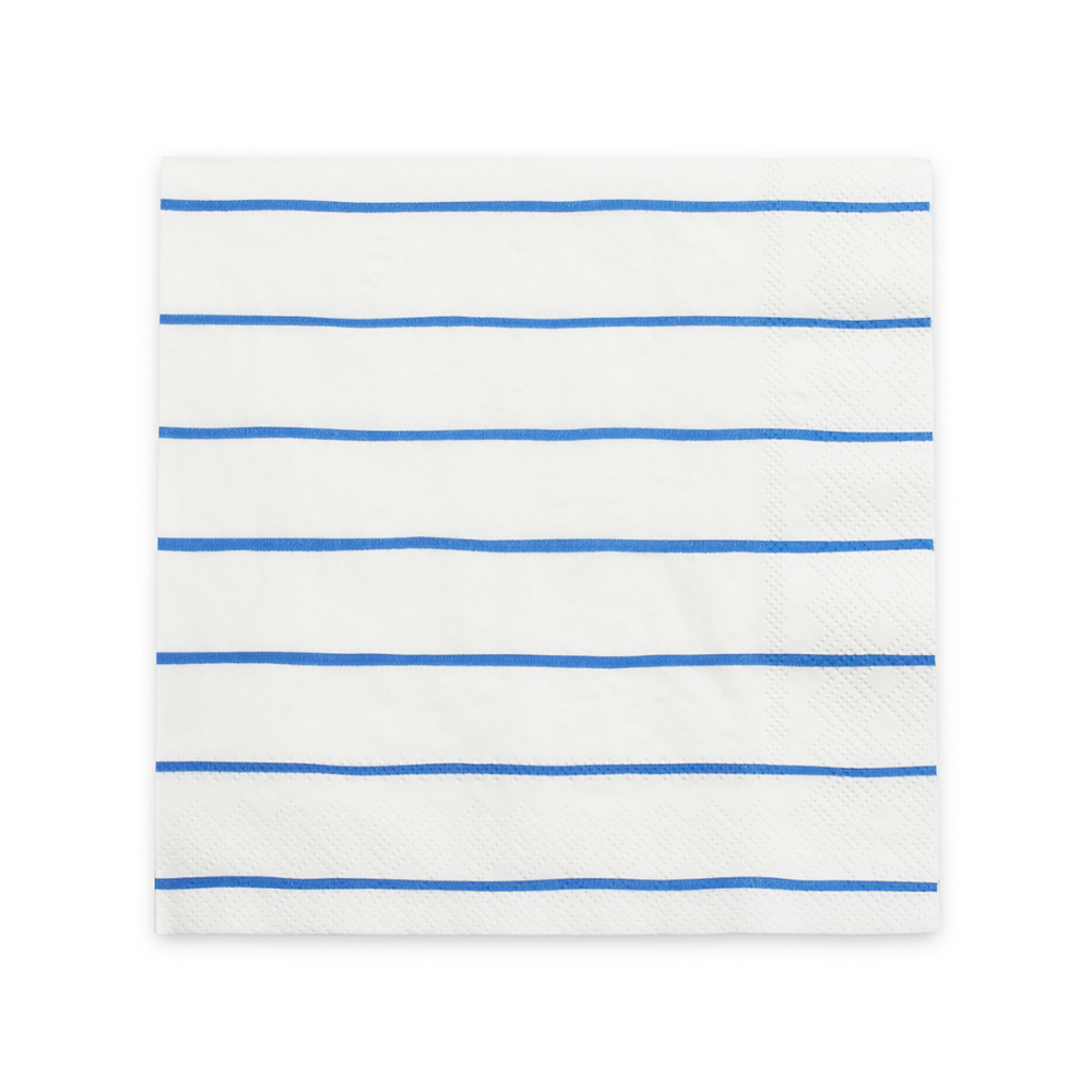 Striped Petite Napkins - 16 Pk Clover Green