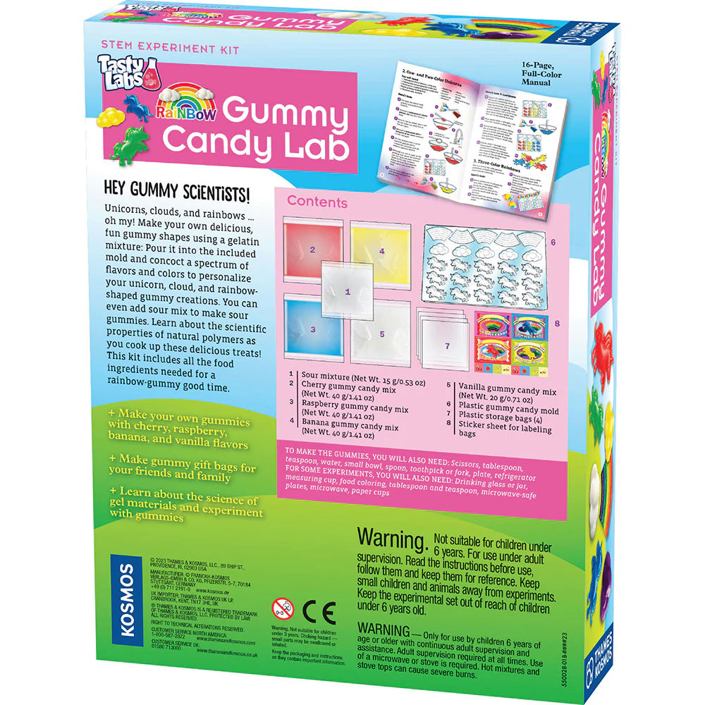 Rainbow Unicorn Gummy Candy Lab
