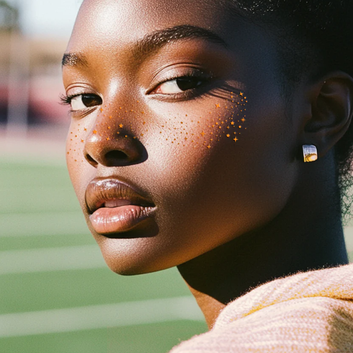 Orange Spirit Speckles Makeup Patches - Team Spirit Collection: 6