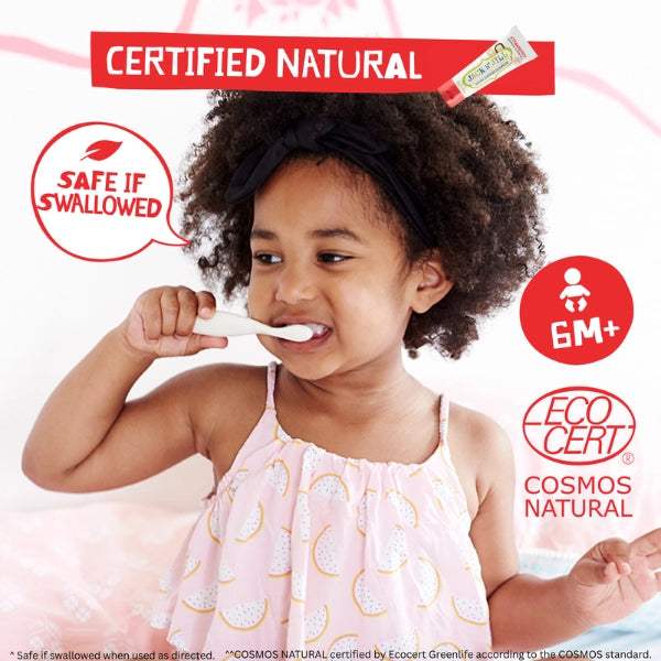 Strawberry Natural Certified Kids Toothpaste