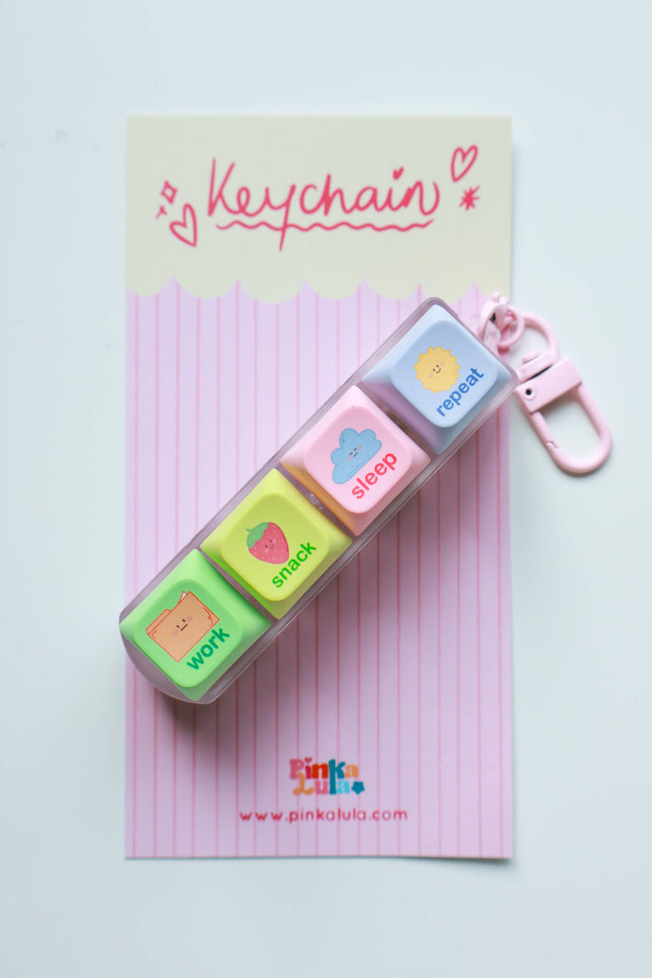 Routine Keyboard Fidget Keychain