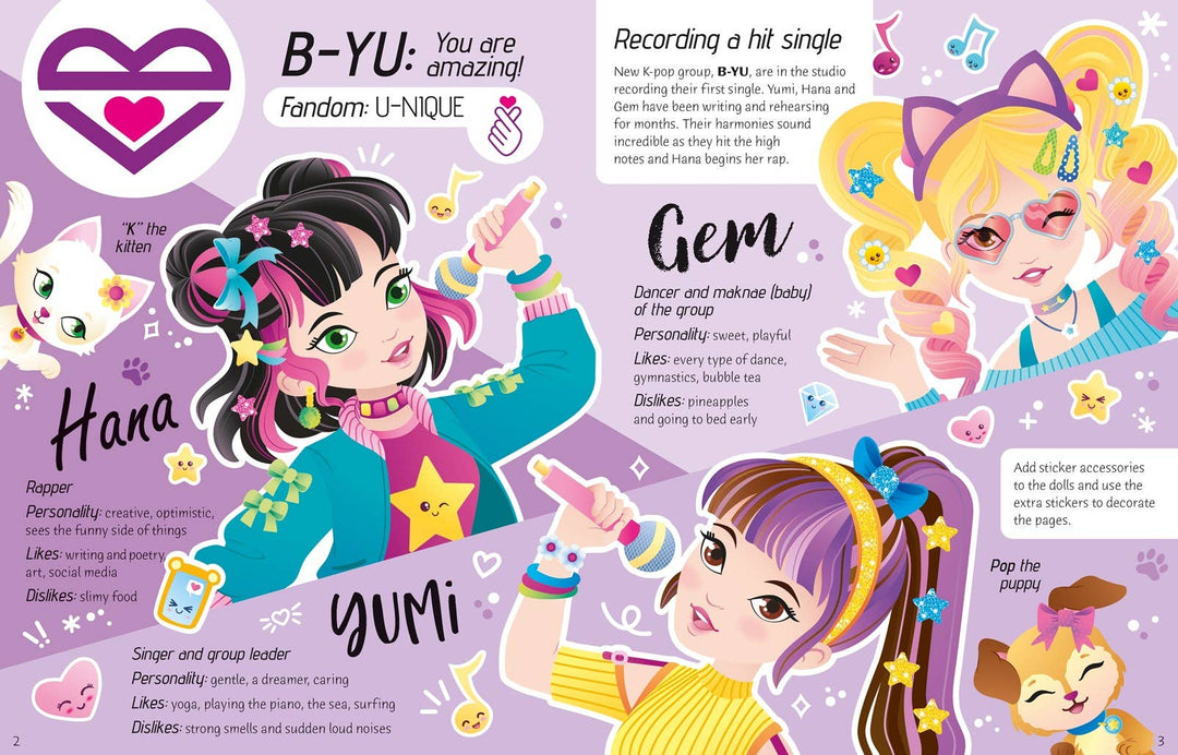 Sticker Dolly Dressing K-Pop