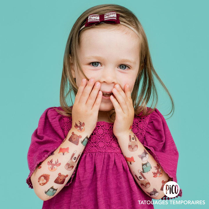 Forest Animals Temporary Tattoos