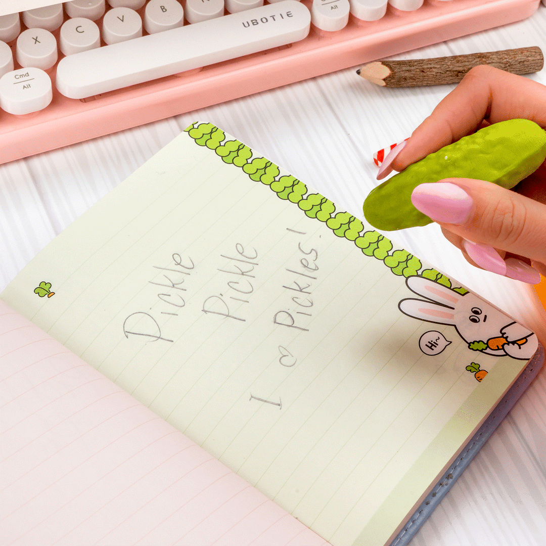 The Christmas Pickle Clear Slime