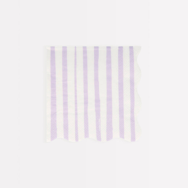Mixed Stripe Small Napkins - Big Multipack