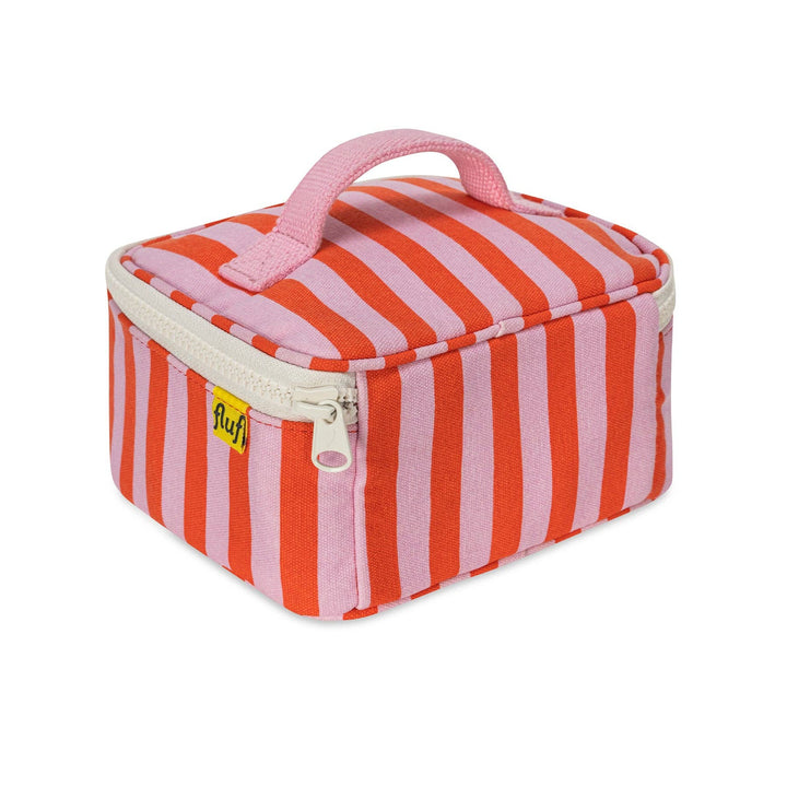 Mini Zip Cube - Awning Stripe Pink