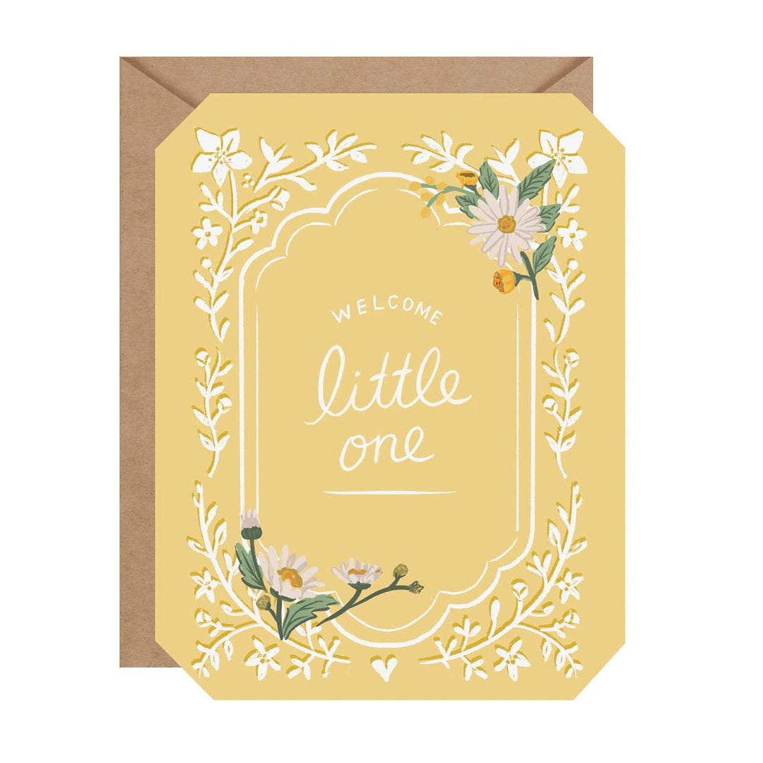 New Baby Greeting Card - Welcome Little One