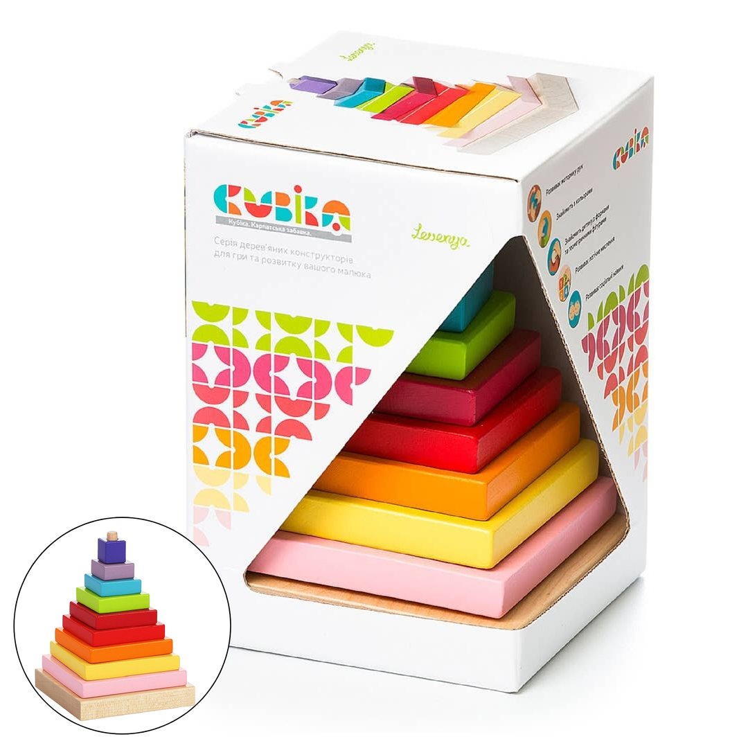 Cubika Wooden Pyramid