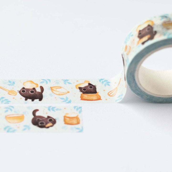 Washi tape - Baking time with cats