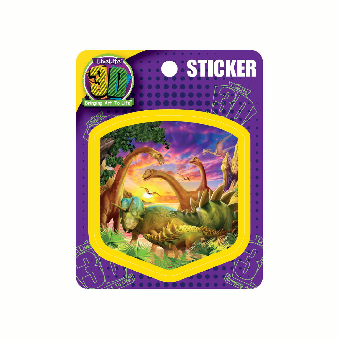 3D LiveLife Stickers - Dino Delight