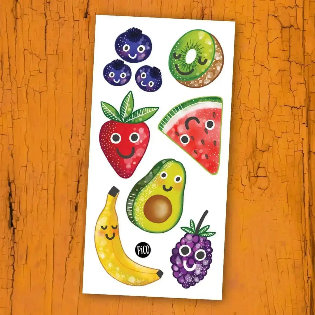 Fun Fruit Temporary Tattoos