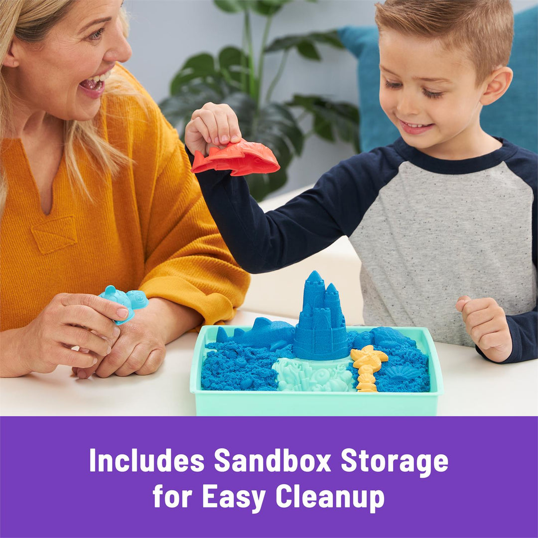 Blue Kinetic Sand Boxed Playset