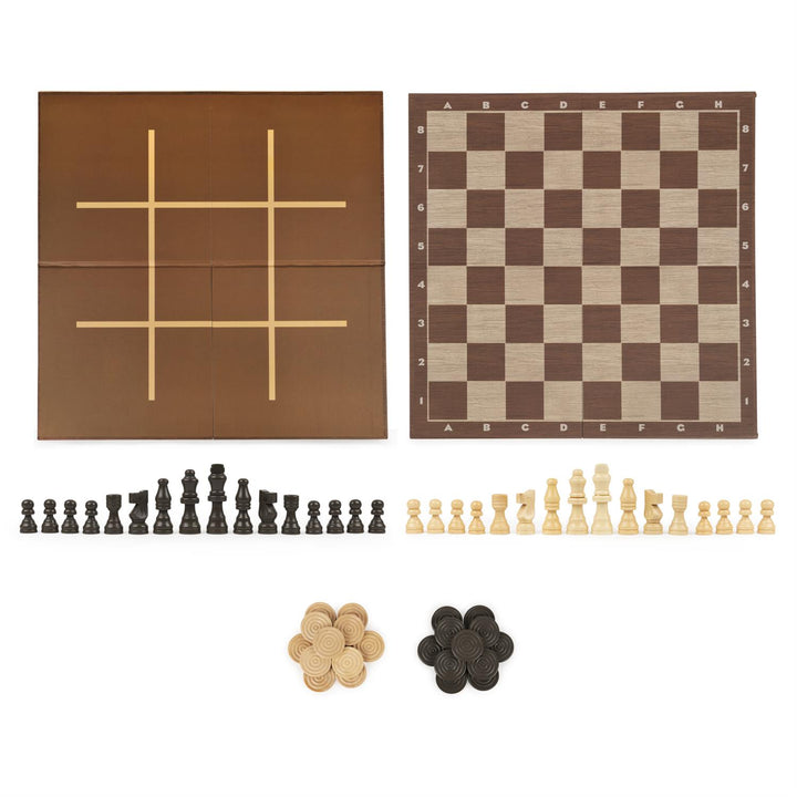 Cardinal Classics, Chess Checkers and Tic-Tac-Toe Set