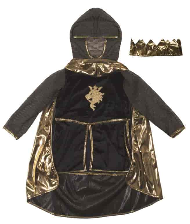 Knight Set w/Tunic Gold 5-6 years