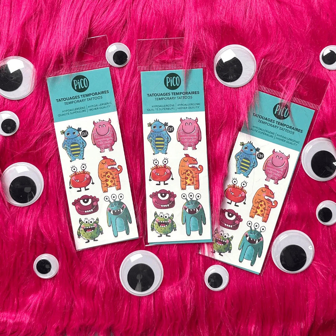 Monster Temporary Tattoos