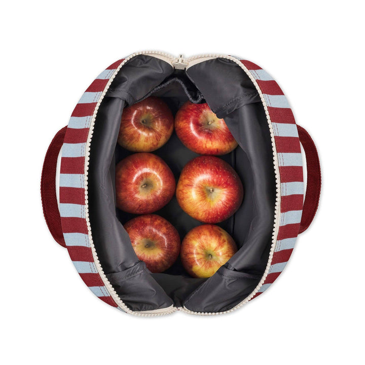 Zipper Lunch - Awning Stripe Chili Pepper