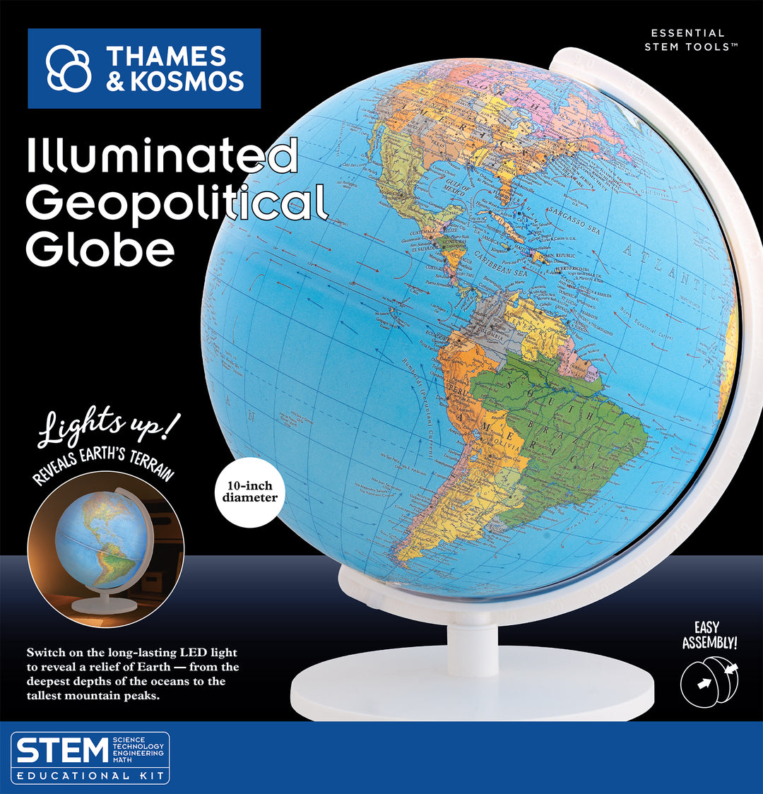 The Thames & Kosmos Illuminated Geopolitical Globe