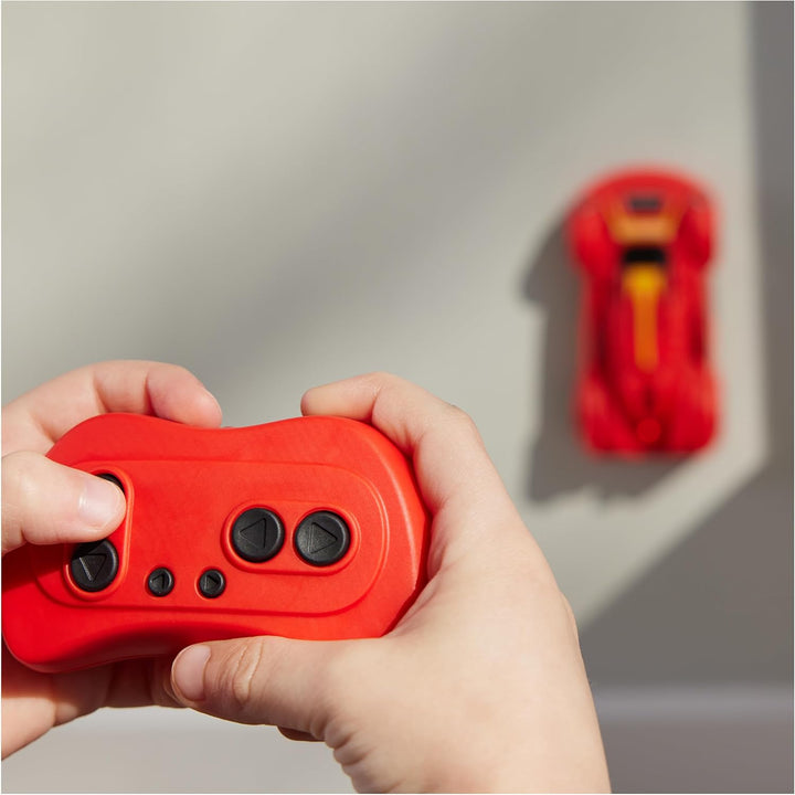 Zero Gravity Sprint RC Car Wall Climber, Red USB-C Rechargeable Indoor Wall Racer