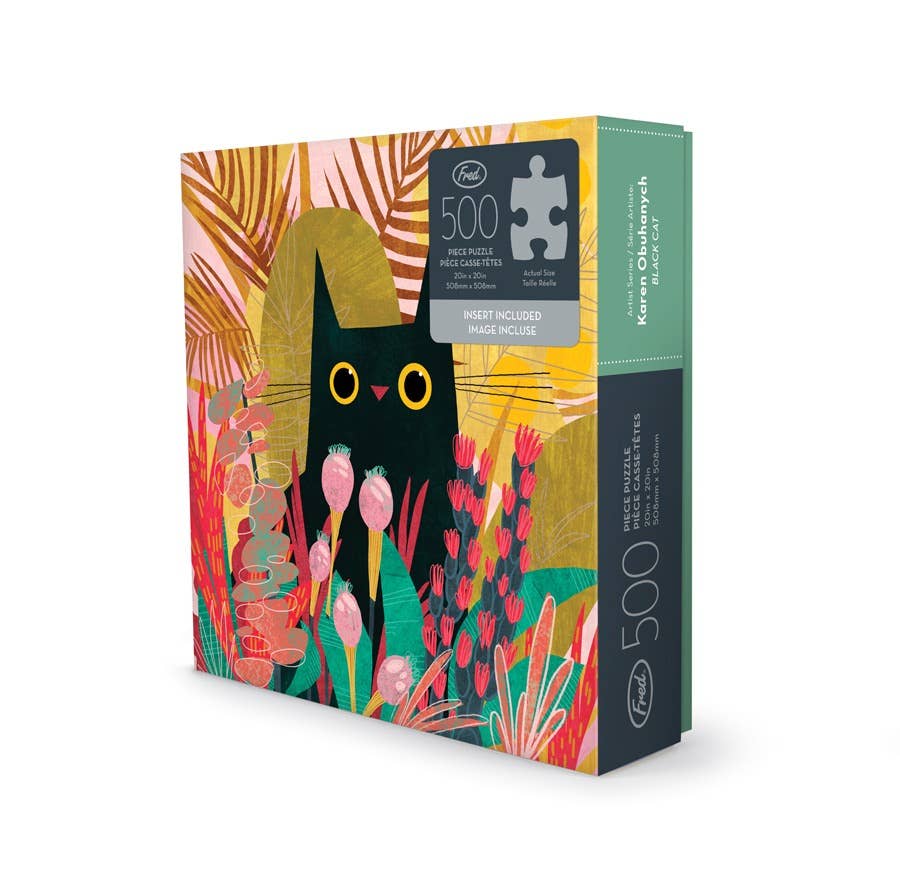 Black Cat Puzzle 500 Pc