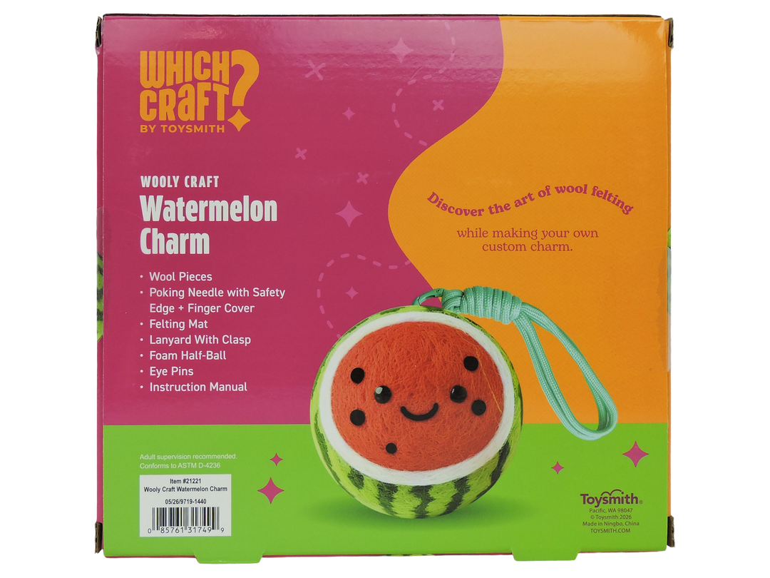 Watermelon Wooly Charm Felt Craft