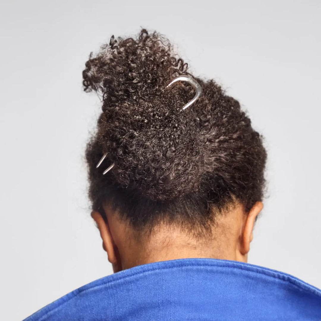 French Hair Pin - Silver