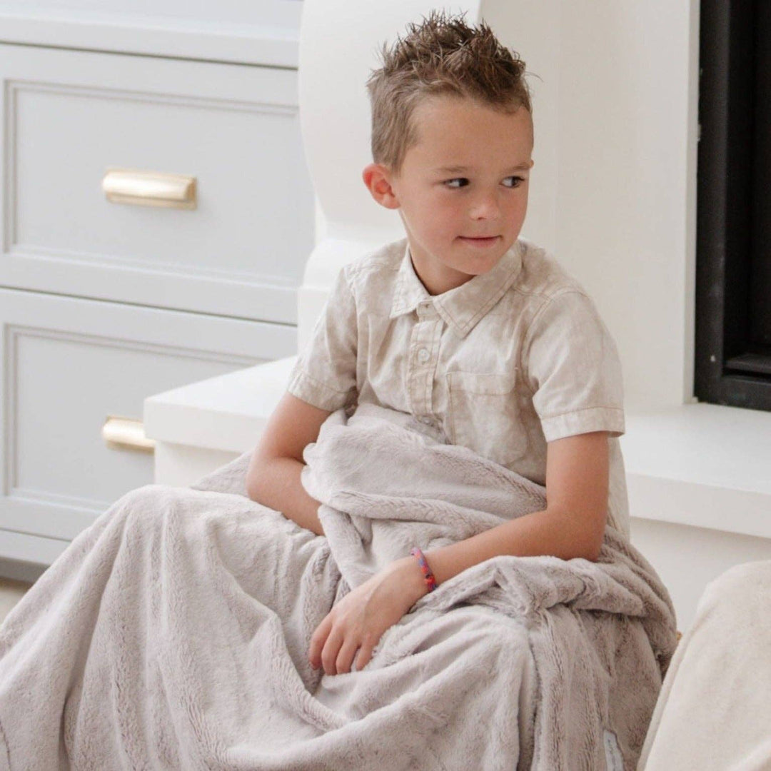 LUSH TODDLER BLANKETS: Chambray