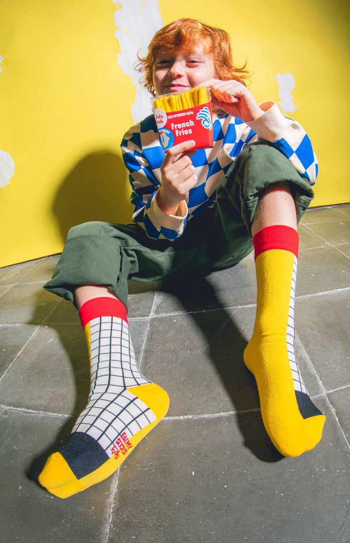 French Fries 3D Socks, Kids