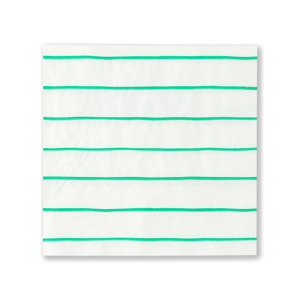 Striped Petite Napkins - 16 Pk Lilac Purple
