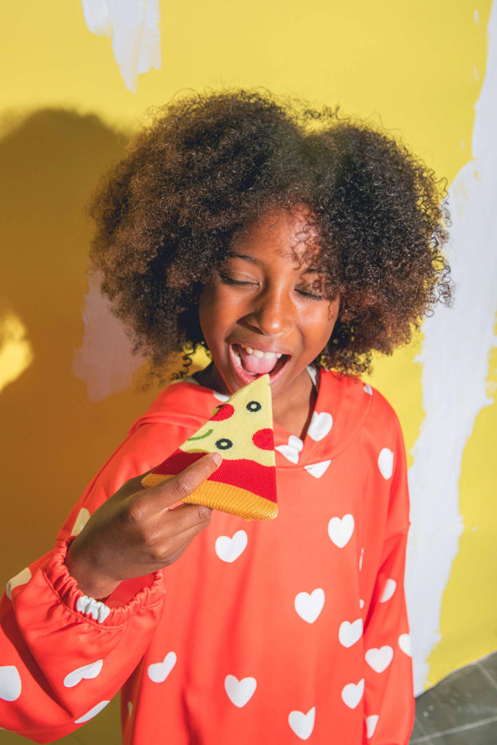 Napoli Pizza 3D Socks, Kids