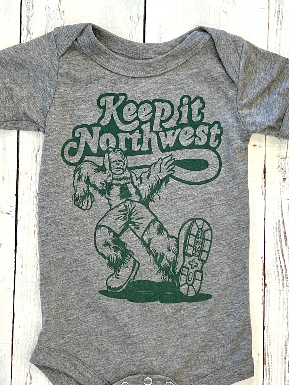 Keep It Northwest - Sasquatc Baby Bodysuit