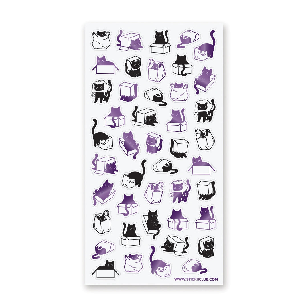 Box Cats Sticker Sheet