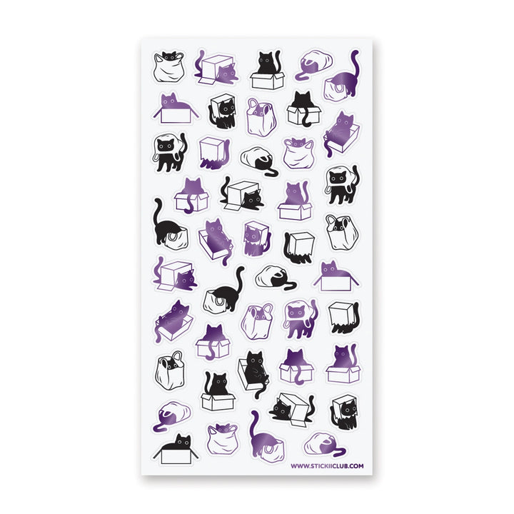 Box Cats Sticker Sheet