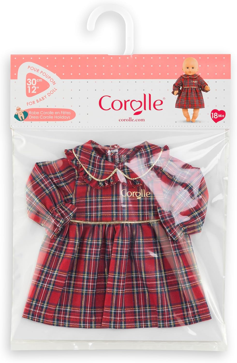 12" Doll Holiday Dress